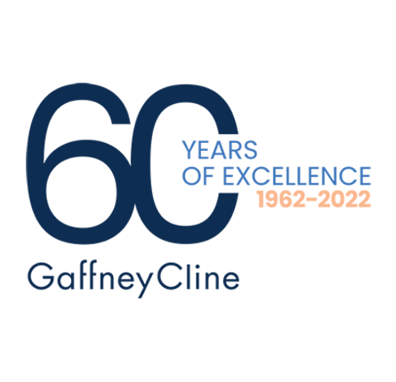 GCA 60th anniversary logo.